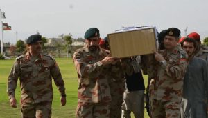 تربت میں دہشتگردانہ حملے میں شہید ہونے والے سپاہی کی نماز جنازہ ادا