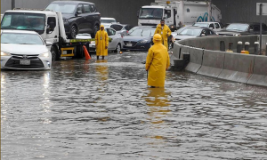 سعودی عرب میں طوفانی بارش سے تباہی ، متعدد عمارتوں کی چھتیں گر گئیں ، اسکول بند