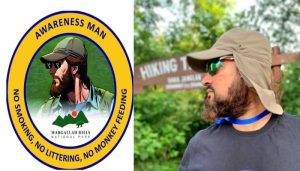 اویئرنس مین آف پاکستان منصور شیروانی کا مارگلہ ہلز کو کچرا اور پلاسٹک فری بنانے کا عزم