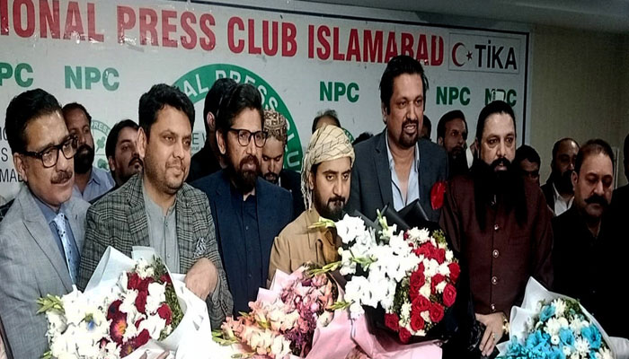 پاکستان جرنلسٹس فیڈریشن کی نیشنل پریس کلب کے نو منتخب عہدیداران سے ملاقات، کامیابی پر مبارکباد